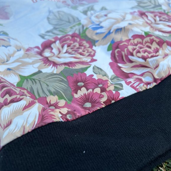 True Religion Floral Bomber Jacket Womens Large - Picture 6 of 12